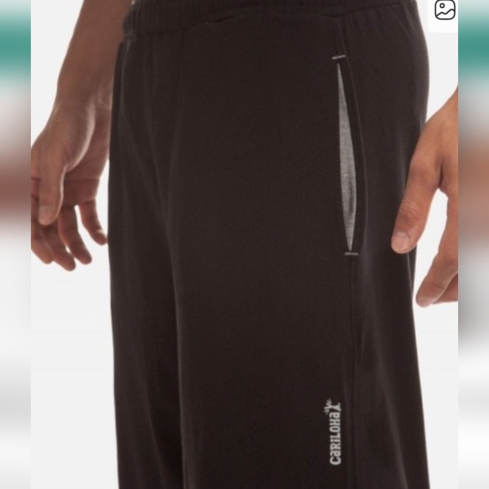 Cariloha Black Performance Lounge Pants with Pockets XL